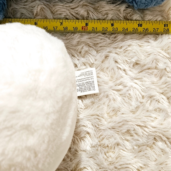 The Polar Express - Blue Fuzzy Bear & Snowman Duo Set Of 2 Plush W/ Jingle Bell - Picture 11 of 13